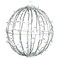 Vickerman 180Lt x 20" Fold Flat Cool White LED Jumbo Hanging Sphere.